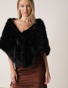 yu & me Poncho Negru