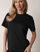 yu & me Set Negru De vară din bumbac și viscoză Tricou și Pantaloni scurți Celinai