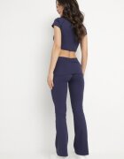 yu & me Set Sportiv Bleumarin Tricou mulat și Pantaloni Clopot cu Manșete Silenira