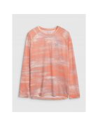 4F Bluza ciclism - uscare rapida - portocaliu - material sintetic