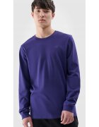 4F Bluza cu Maneca Lunga Barbati Sportstyle 100% Bumbac - Bleumarin - Regular Fit - S-XXL