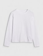 4F Bluza dama - Maneca lunga - Bumbac - Oversize - Alb