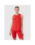 4F Bluza de trening uscare rapida - rosu - material sintetic