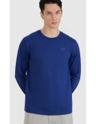 4F Bluza maneca lunga - bleumarin - 100% bumbac