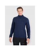4F Bluza sport barbati poliester - tehnologie Warm - bleumarin - Bleumarin