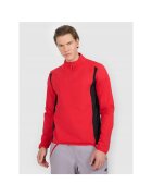 4F Bluza sport barbati termica - rosu/negru - poliester - Rosu/Negru