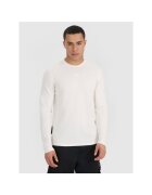 4F Bluza sport barbati - uscare rapida - alb - material sintetic