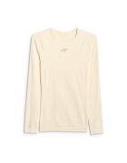 4F Bluza sport dama poliester - bej -