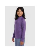 4F Bluza sport fete - fleece - mov -