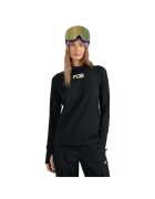 4F Bluza sport termica pentru femei - neagra - poliester - tehnologie Warm -