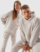 4F Bluza unisex Bumbac - Bej - Bej