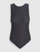4F Body cu decupaj la spate - negru