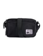 4F Borseta Crossbody pentru Femei - Junior - Negru Intens - Poliester - Stil Sportiv - Dimensiuni 19x12 cm - Curea Reglabila - Compartiment cu Fermoar - AW25