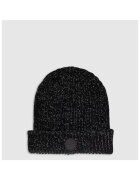 4F Caciula beanie copii neagra - unisex - dimensiune universala - material sintetic