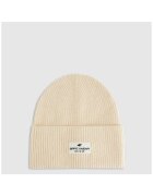 4F Caciula beanie dama alba - M - material reciclat