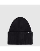 4F Caciula beanie unisex neagra - marime universala - din viscoza