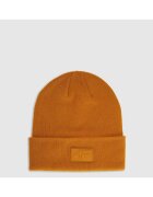 4F Caciula beanie unisex portocalie - dimensiune universala - material sintetic