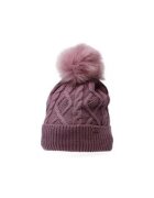 4F Caciula bordo - material sintetic