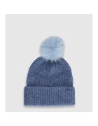 4F Caciula copii - cu pompon - gri - universal