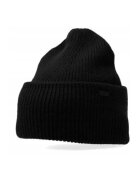 4F Caciula dama Poliester - Negru -
