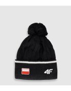 4F Caciula de Iarna Unisex Merino Neagra M
