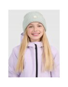 4F Caciula pentru fete - sintetic - cu fir reflectorizant - turcoaz - one size