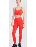 4F Colanti de antrenament slim fit - talie inalta - rosii - material durabil