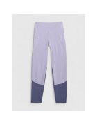 4F Colanti Sportivi Dama Albastru cu TalieColantiTalie Inalta si Uscare Rapida - Pentru Training - Material Poliester - Sezon AW25 - M