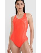 4F Costum de baie dintr-o singura piesa rosu - elastan