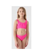 4F Costum de baie pentru fete 2 piese - roz