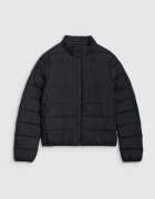 4F Geaca puf pentru femei - neagra - umplutura naturala