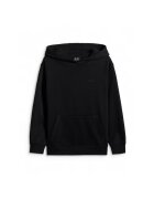 4F Hanorac baieti - Bumbac/Poliester - Oversize - Negru