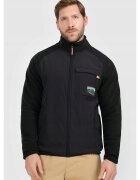 4F Hanorac barbati polar - culoare negru - guler