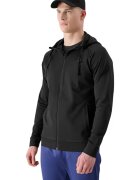 4F Hanorac barbati WSS25TFSWM512 - casual - confortabil - negru - bumbac