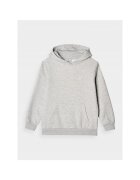 4F Hanorac copii gri - bumbac - oversize - gluga integrata