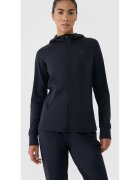 4F Hanorac dama slim fit - negru - sintetic