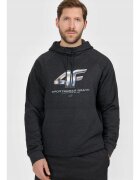 4F Hanorac de barbati gri - bumbac