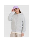 4F Hanorac fete - Bumbac/Poliester - Cu fermoar - Oversize - Gri