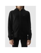 4F Hanorac Fete cu Gluga Bumbac Negru - Regular Fit - si - Negru