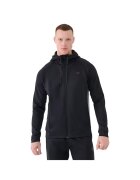 4F Hanorac pentru barbati negru - cu gluga reglabila - sintetic - negru