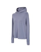 4F Hanorac pentru femei - Women's Hoodie H4L21-BLD017-32S - Albastru -