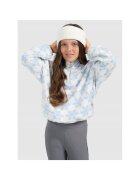 4F Hanorac polar oversize multicolor - croiala scurta - tehnologie Warm -