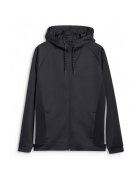 4F Hanorac sport negru - gluga reglabila - tehnologie Dry - marime