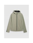 4F Jacheta softshell barbati masliniu/kaki - membrana NeoDry 5000 - gluga reglabila - 2 buzunare cu fermoar