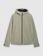 4F Jacheta softshell barbati membrana NeoDry 5000 - Poliester - gluga reglabila - kaki