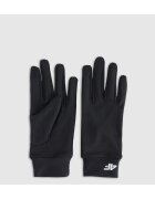 4F Manusi tricotate Touch Screen unisex negru XL polar