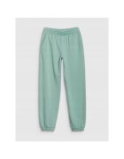 4F Pantaloni Fete Bumbac Verde Menta