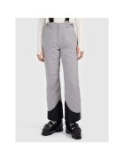 4F Pantaloni schi dama gri - membrana 10000 - talie reglabila - bretele detasabile