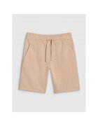 4F Pantaloni scurti barbati bej - bumbac/poliester - croiala normala - fara captuseala