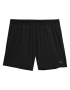 4F Pantaloni scurți bărbați material poliester - Negru